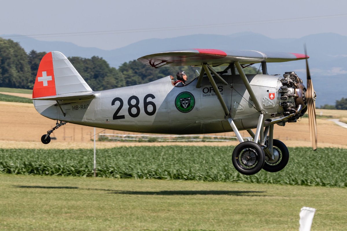 mrmoser1983's tweet photo. Dewoitine (K+W Thun) D-26 HB-RAG "286" (MSN 276 - 1st Flight: 1931)
.
#Warbirds #Antique #D26 #LSZI #Dewoitine #Aviation #AvGeek #PlaneSpotting #Airplane #Aircraft #AviationPhotography  #Schweiz #Suisse #Svizzera #Switzerland #Fricktal #Schupfart https://t.co/4xY29MpZ2y