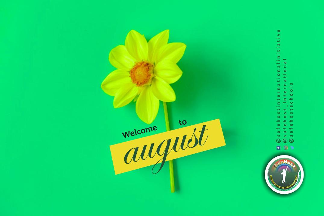 Welcome to August!

We wish you God's blessings, prosperity and happiness.

To know more about our SafeHost International, please visit us at Plot 1 Nuhu Bamali Street, Post Army Housing Scheme, Phase Two, Kurudu Abuja, or call 08036449604.

#SafeHost #SHICares