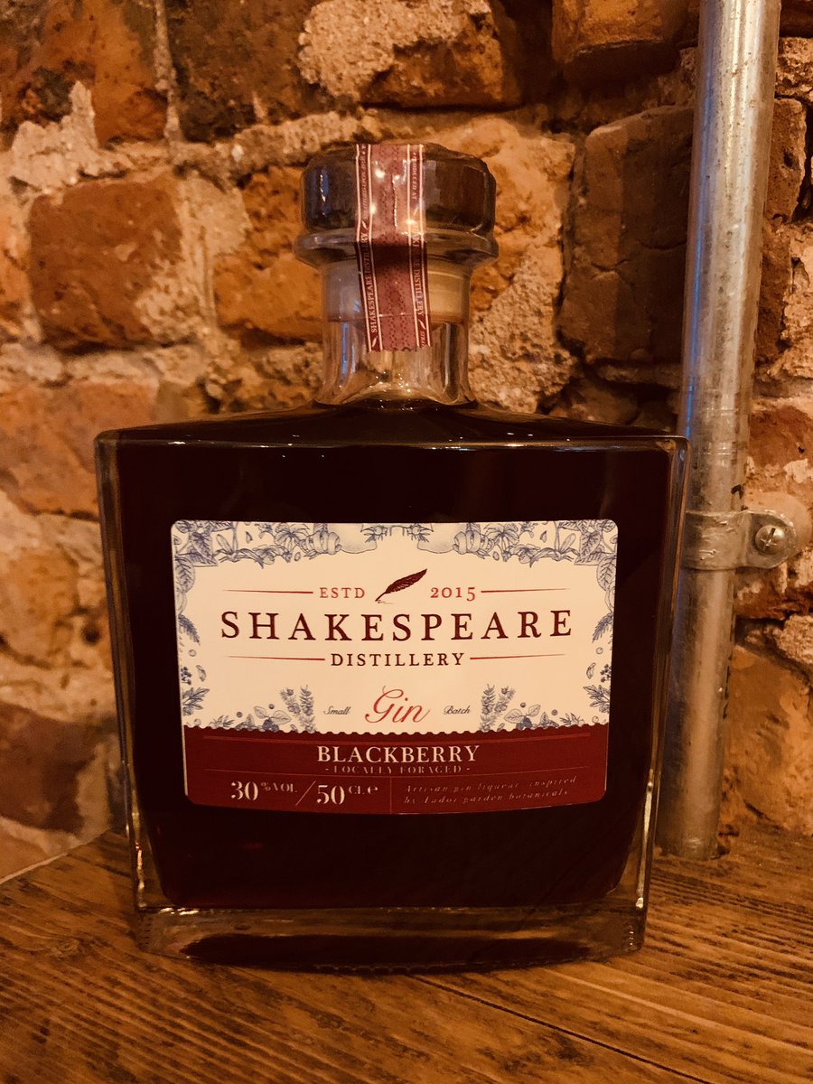 We open at 2pm with a fantastic selection of drinks including this limited edition <a href="/shakedistillery/">Shakespeare Distillery</a> Blackberry #Gin ! ##beer #wine #cocktails #spirits #champagne #prosecco #Prescot #Knowsley