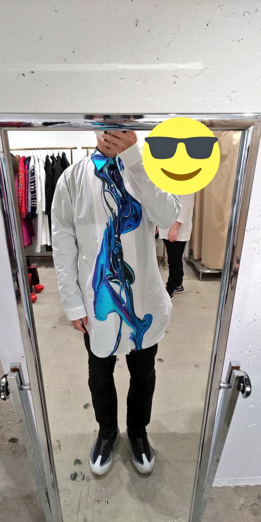 ha | za 軽い | ma 2020-21AW 滴るシャツ