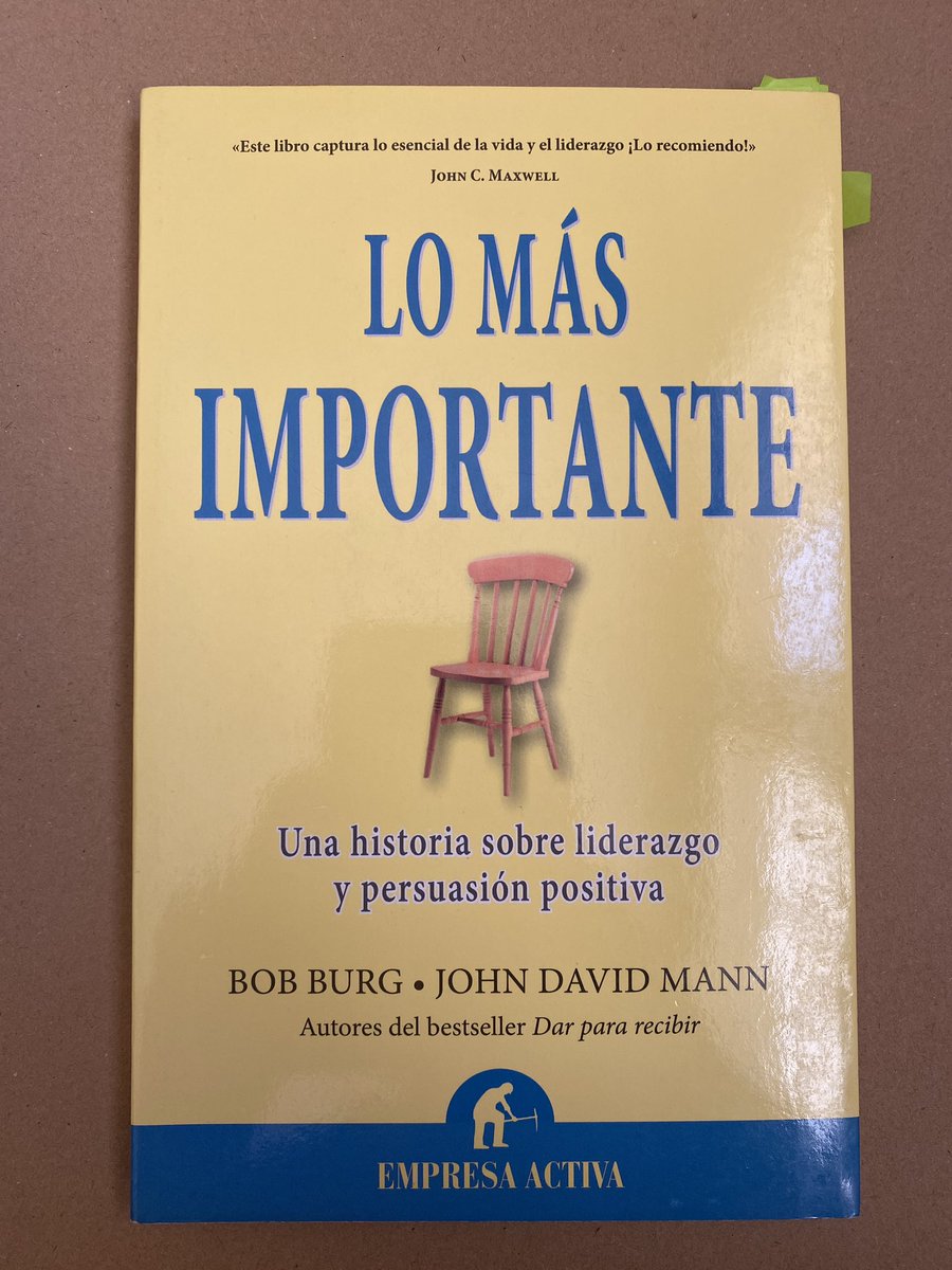 LiderarProyecto's tweet photo. Día 5️⃣ de 🔟 de lectura 📚 y vacaciones 🏝
@BobBurg
Cada día de estas vacaciones estoy publicando la portada de un libro que me haya aportado ✅, considerando claro está, mis gustos personales
🏃🏻♂️ Vamos a ello #belider #CulturasQueInspiran #CulturaEmpresarial https://t.co/ezTLqf9M0w