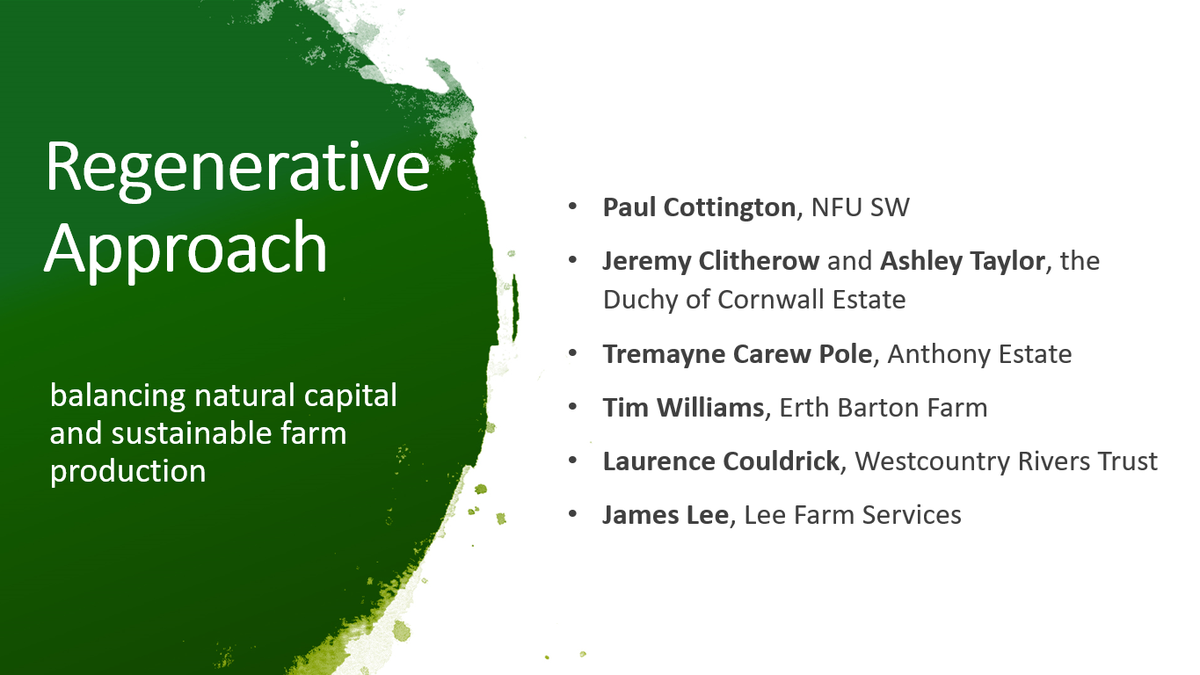 duchyRBS's tweet photo. The #growingbacksw webinar series is now available online
Setting the scene https://t.co/AiYqDYfW0W
The Climate Challenge https://t.co/QMLwpVDaCU
A Regenerative Approach https://t.co/1fIV1wCiuW
Our Food Systems https://t.co/JE56SDC8Y4
Pulling it Together https://t.co/y43UwZqbQM https://t.co/braXc92Iwd