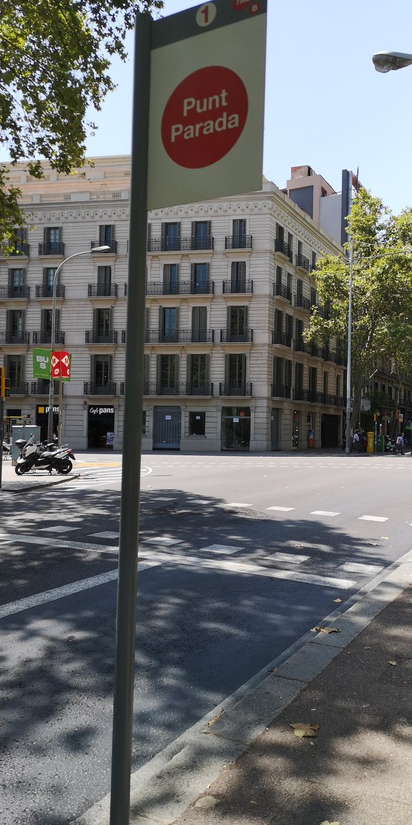 Plaça Urquinaona, 13:33. Conductor del V15, aturat al semàfor a 3 metres del punt de parada, em gira la cara i fa com que no em veu quan li demano si us plau que em deixi accedir. Ni 10s que ha tancat les portes. Normes o la societat inhumana que estem fent? <a href="/TMB_Barcelona/">TMB</a>