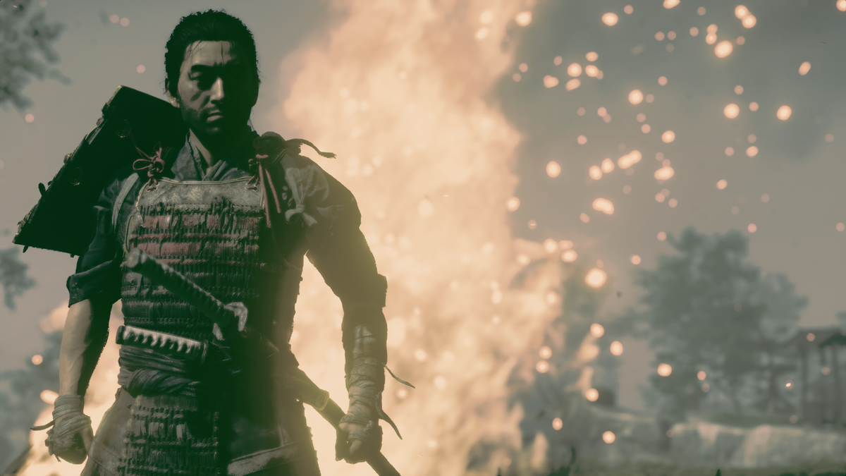 Rustpics's tweet photo. Been playing spooky samurai game every now and then. 
#GhostOfTsushima #PS4share https://t.co/KNLfPt3OUs