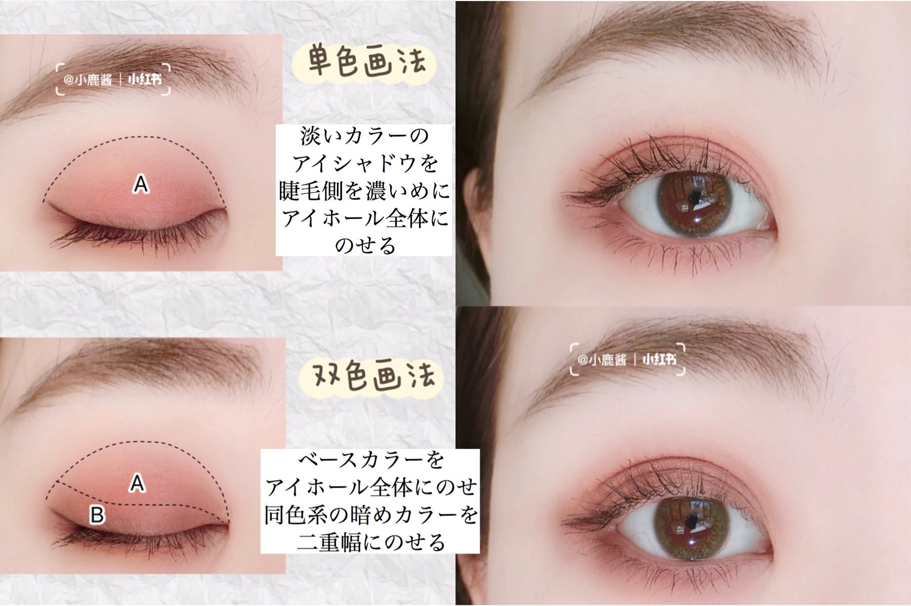 紅美女 使う色の数別 アイシャドウの塗り方講座 これらの塗り方をマスターすれば ひとつのアイシャドウパレットで何通りものメイクが楽しめちゃう 単色シャドウや二色シャドウの使い方が分からない方 いつものワンパターンな塗り