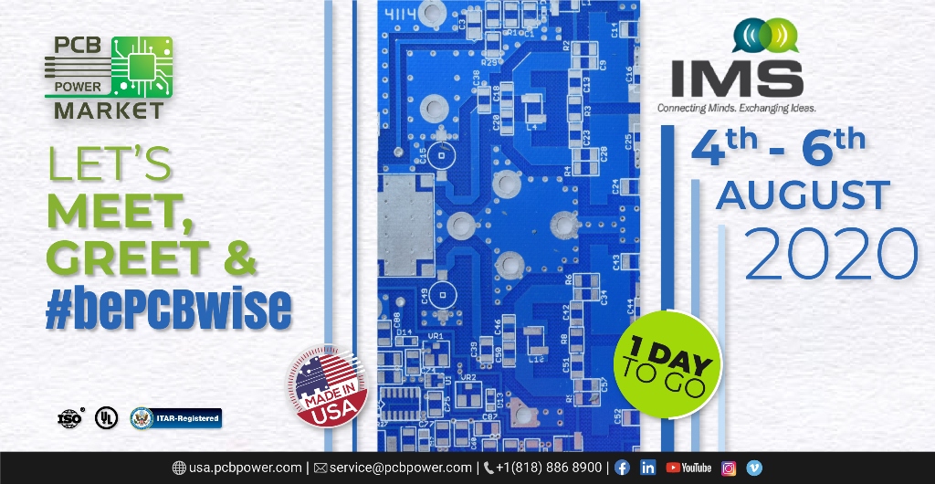 PCBPowerInc's tweet image. We are available virtually showcasing our PCB Fabrication services from 4th to 6th August 2020
Let us meet, greet and #bePCBWise
Visit us at the IMS 2020 Virtual Conference Website and engage with us.
ims-ieee.org

Meet us tomorrow

usa.pcbpower.com
#IMS2020
