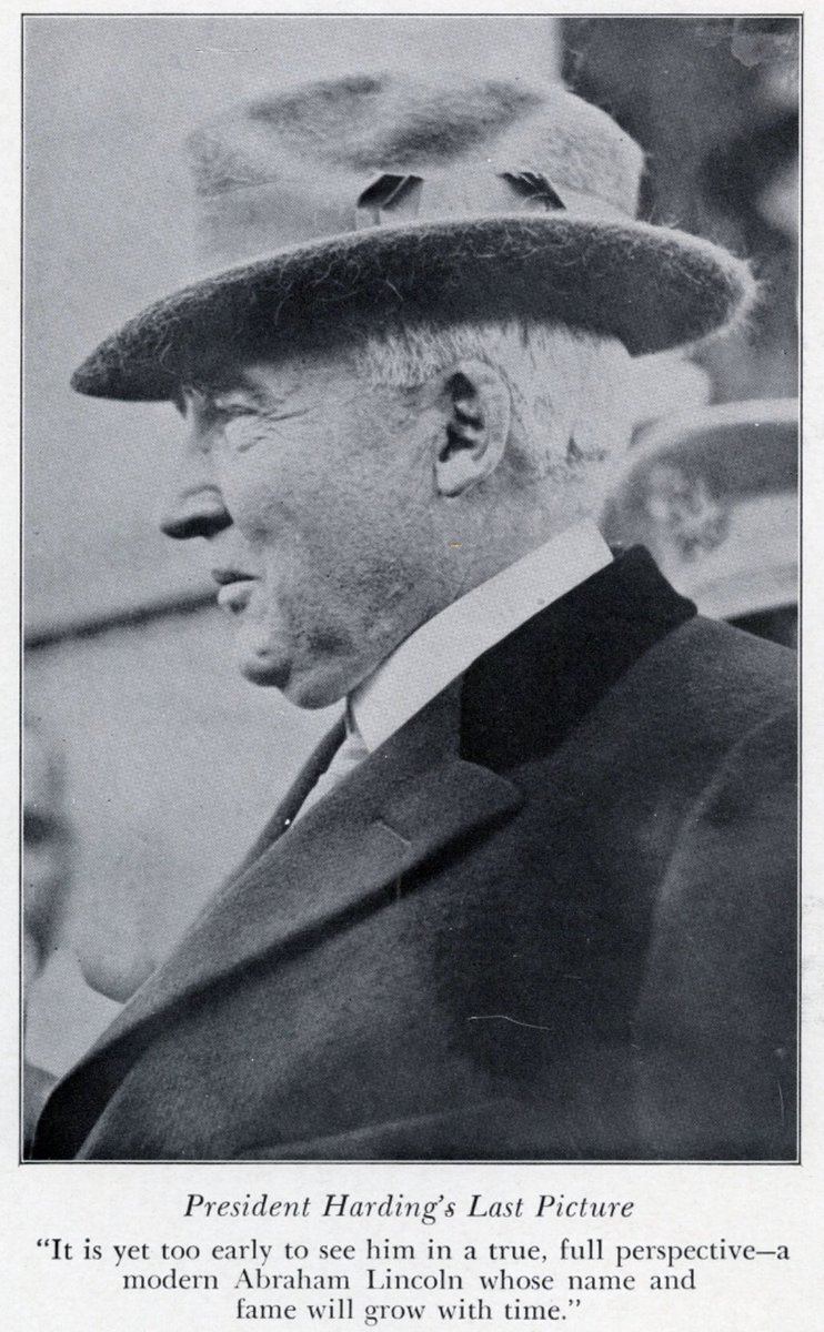 “Harding’s last picture,” today 1923, San Francisco, with his Attorney