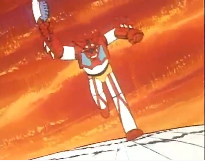 ウーダーイーツ 昭和の大人気アニメ ゲッターロボ のオープニングソングなんだけど 俺も片手に斧を持って全速力で走ってみたくなった 羨ましい