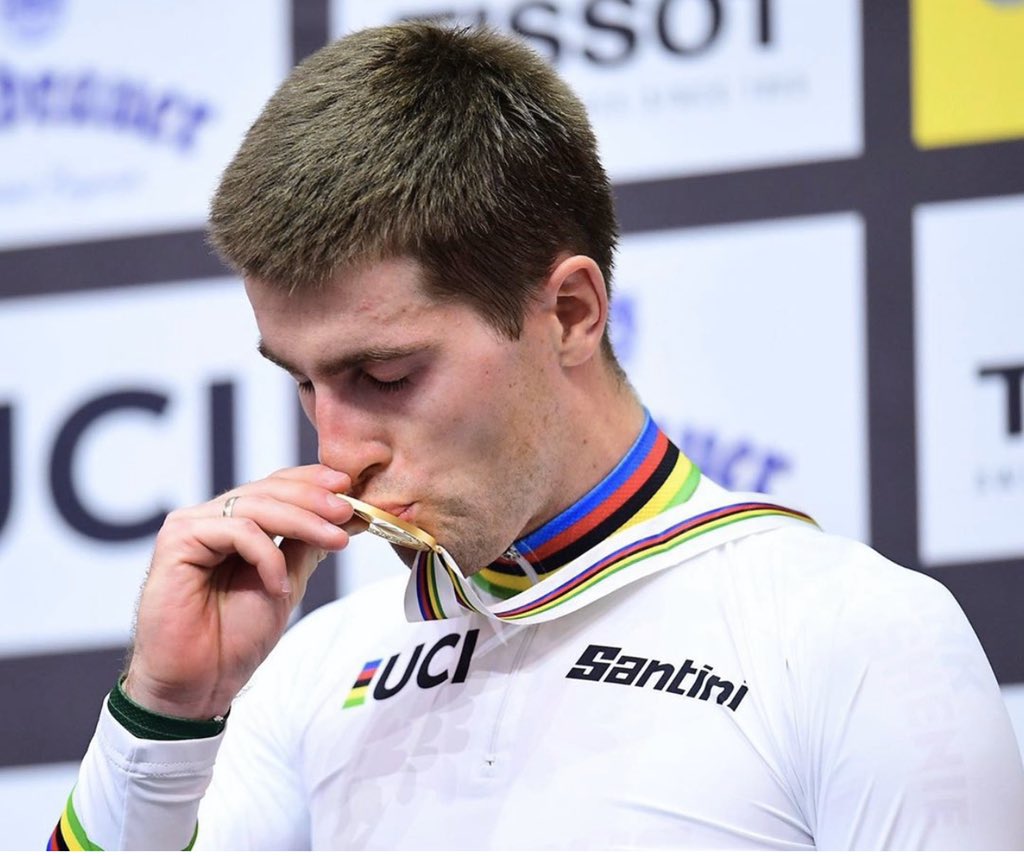 RusveloTeam's tweet photo. Yauheni Karaliok joins us as trainee.
⠀
24-year-old Belarusian rider is the two-time world and European champion in track cycling. Also a national champion in ITT.
⠀
“I am very glad to be invited to Gazprom-RusVelo. That is a chance to make a vital step in my career”- Karaliok. https://t.co/dsbery8Ft8