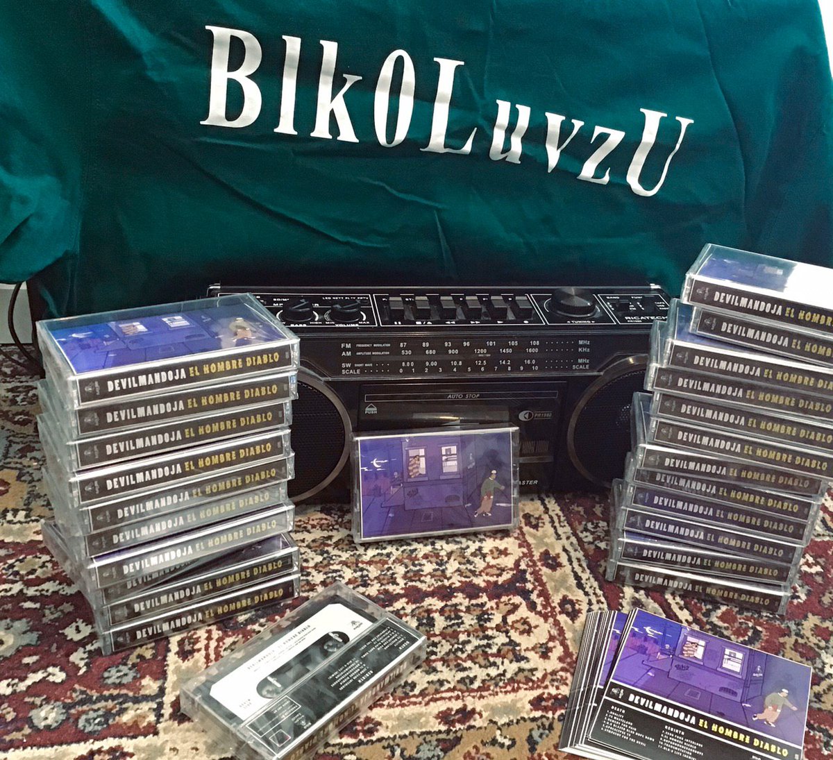 DojaDaDevilman's tweet photo. PEACE! Just wanted to inform y'all that my Solo album is now available on tape! I wanna thank everyone that supported and made this release possible. Please support so we can keep making more physical releases for other artists on @BlackZeroRec https://t.co/FDtpkIqzdg https://t.co/EcNAL6Vnav