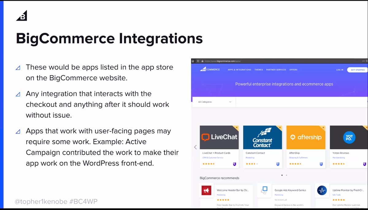 WPChennai's tweet photo. Interesting talk about #BigCommere Integrations and more by @topher1kenobe
#WPChennai #BigCommerce #WordPress #WPSpeakerSeries #BC4WP #ecommerce https://t.co/r2n7xi56t7