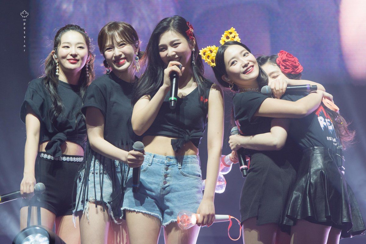 our cutie chick , joy , really brought us so much joy , just like her name . finally , our maknae yeri , aka our savage maknae , would always makes us laugh at everything she do . in conclusion , i didnt regret knowing them and i really want to thank them for their hardwork .