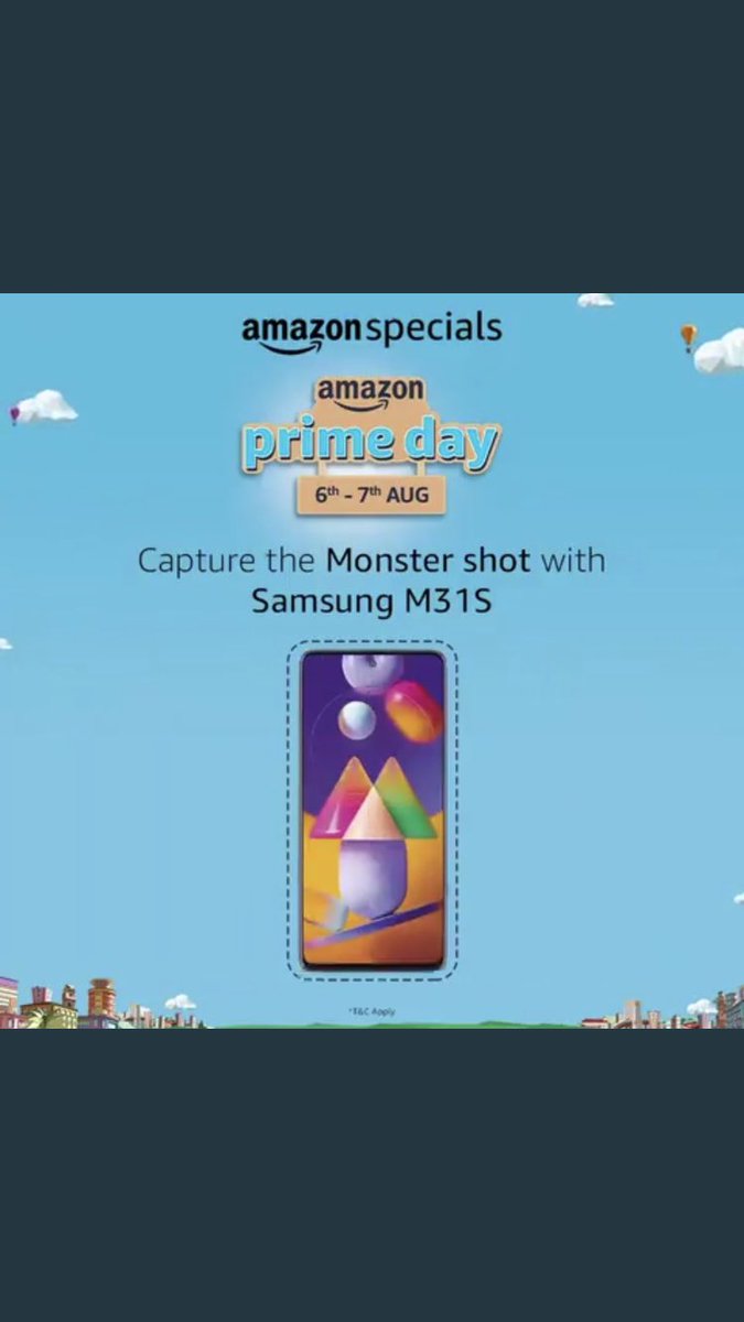 SharmaTumpy's tweet photo. @amazonIN Here is my perfect screenshot @amazonIN ..

#AmazonPrimeDay
#AmazonSpecialsSamsungM31S https://t.co/IQMZPDgfum