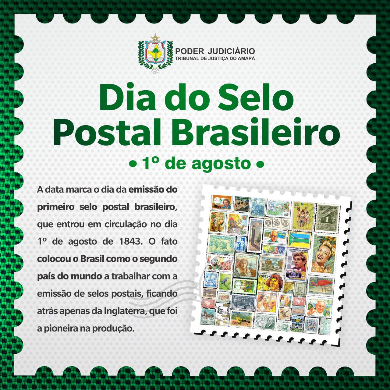 Tribunal de Justiça do Amapá on X: Você sabia? O primeiro selo