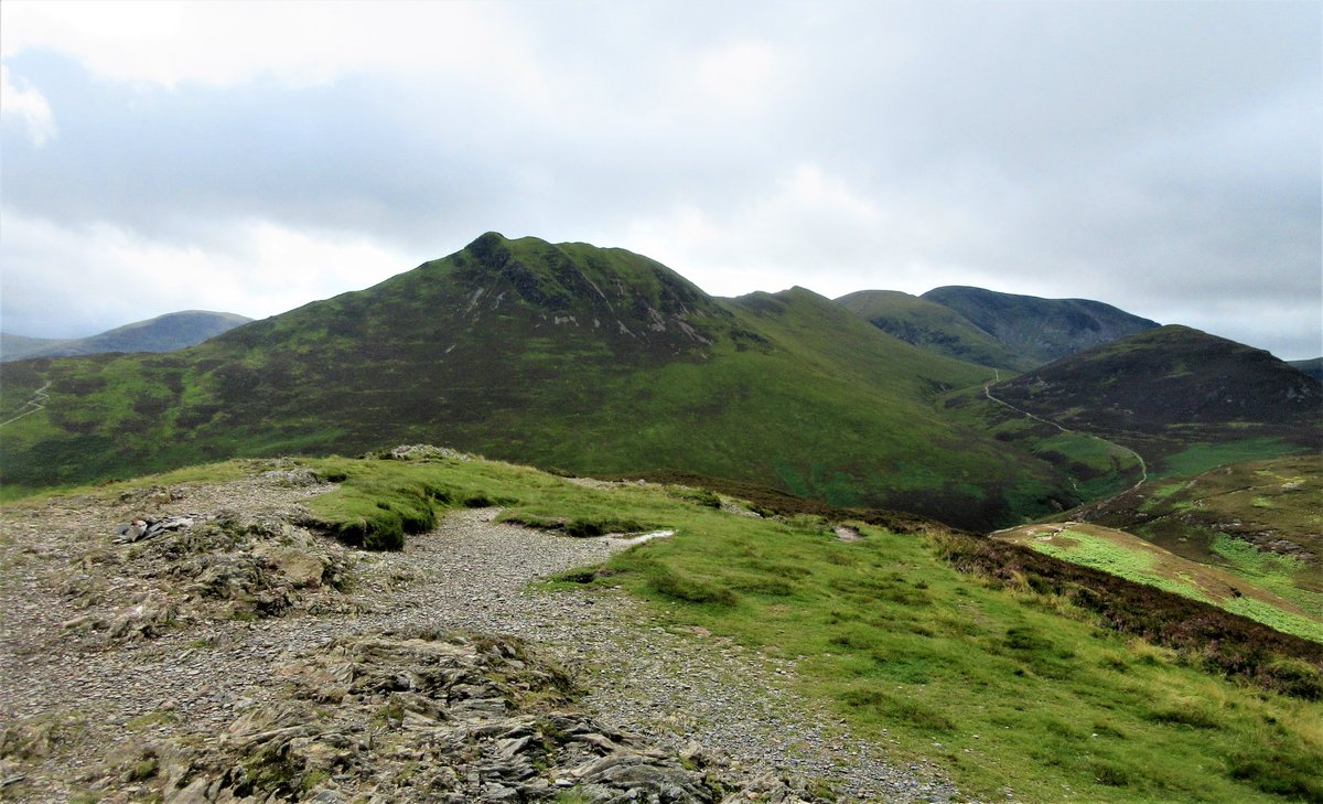StanLeigh18's tweet photo. #Barrow walk visiting former mining site to 1854] in the deep gorge of #StoneycroftGhyl, before turning right to head to the summit at 1494 feet
- former mining area at #Stonycroft Gill
- #CauseyPike #Outerside &amp; beyond
- Vale of #Keswick
- #Braithwaite with #BassenthwaiteLake https://t.co/bBODtdnsq3