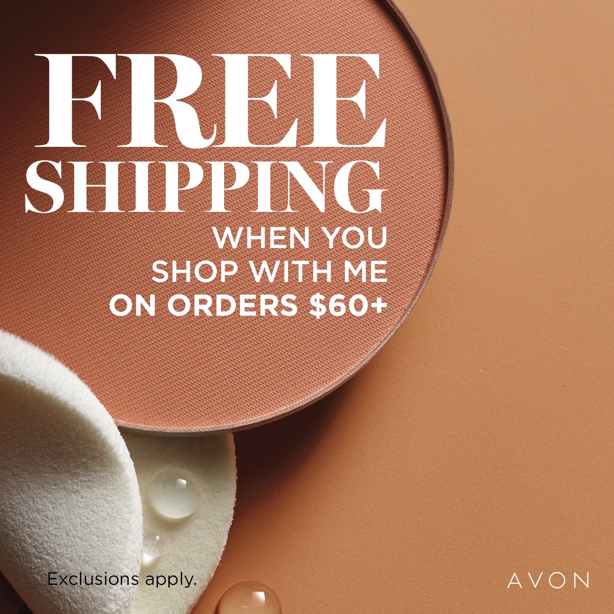 Enjoy free shipping on all online orders over $60! I have more stuff in my store than in the book check it out! go.youravon.com/3nncsd #freeshipping #lovemybeauty #shopshopshop