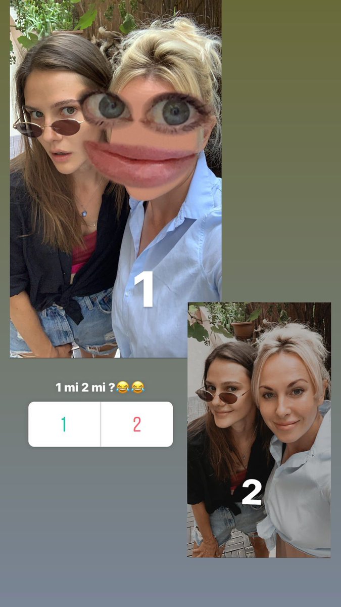 Olga Boz via Instagram Story
#AlinaBoz #OlgaBoz