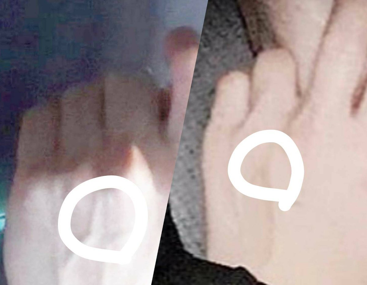 Ami Twitter પર これテヒョンとユジョンさんのやつですけど普通に違うくないですか テテの手の血管は斜め上 上となって最終的に繋がってない ユジョンさんのやつは斜め上で縦の血管と繋がってる というふうに見えるのですが画質のせいですかね それとも気の