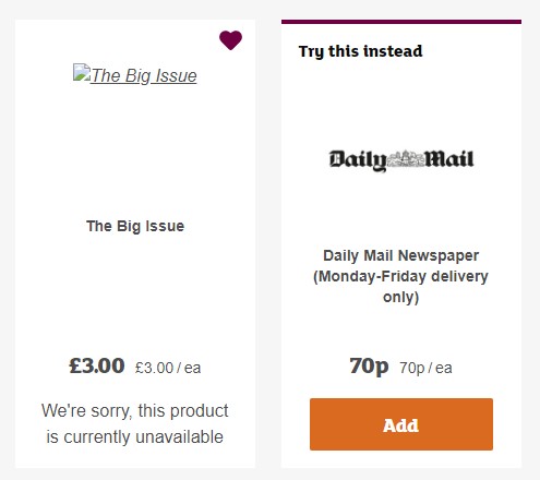 Click and collect sure does have its moments.