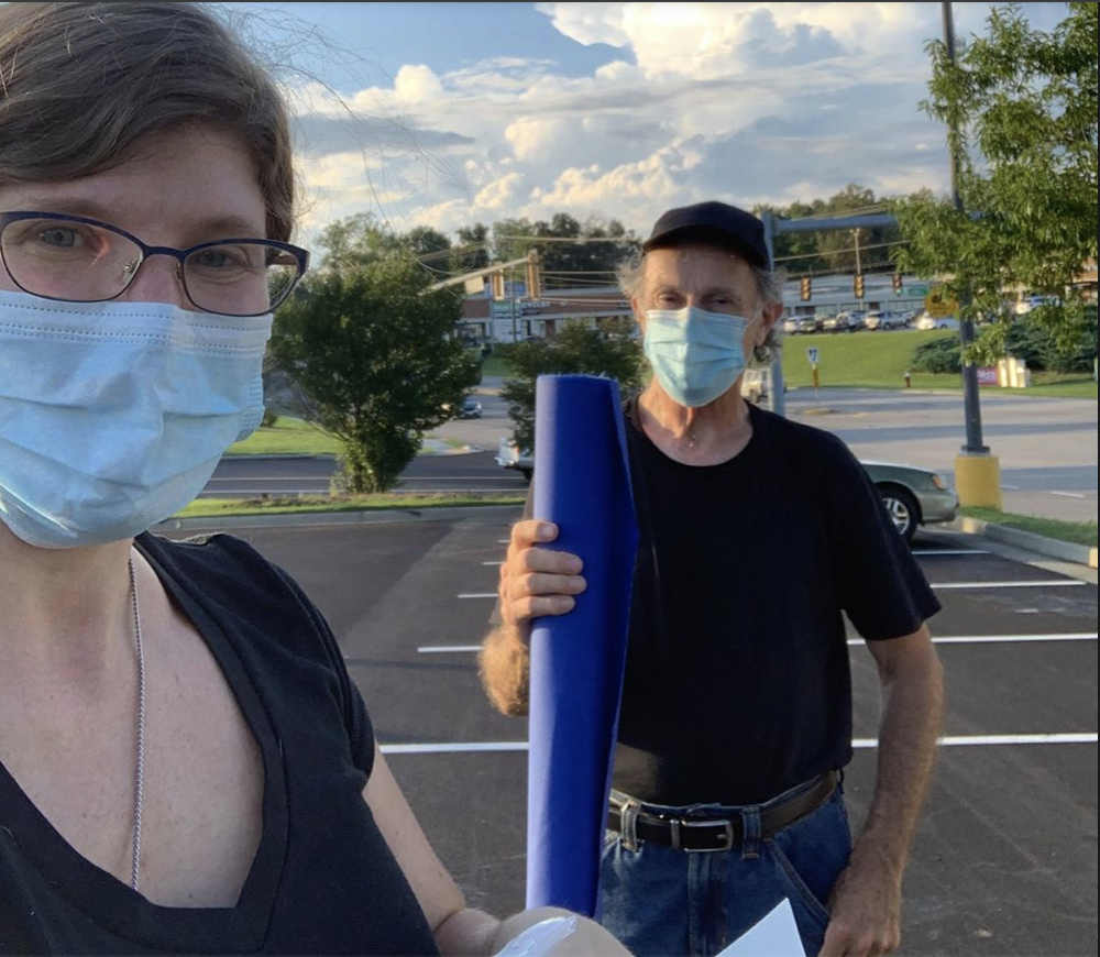 browncolleen's tweet photo. .@GovernorVA .@NC_Governor Last night the ACP/MVP #UnityBanner left VA for a tour of North Carolina💥 
#WeAreNotGoingAway💧✊🏼🌳#StrongerTogether 

🌎🎬 #RenewablesNow☀️🌬💨⚡️

🦖#FFMoratorium🚫Methane 🚫CO2 🚫MU

#ThereIsNoACP #StopMVP #FlatlineThePipeline https://t.co/ED8HC73LIr