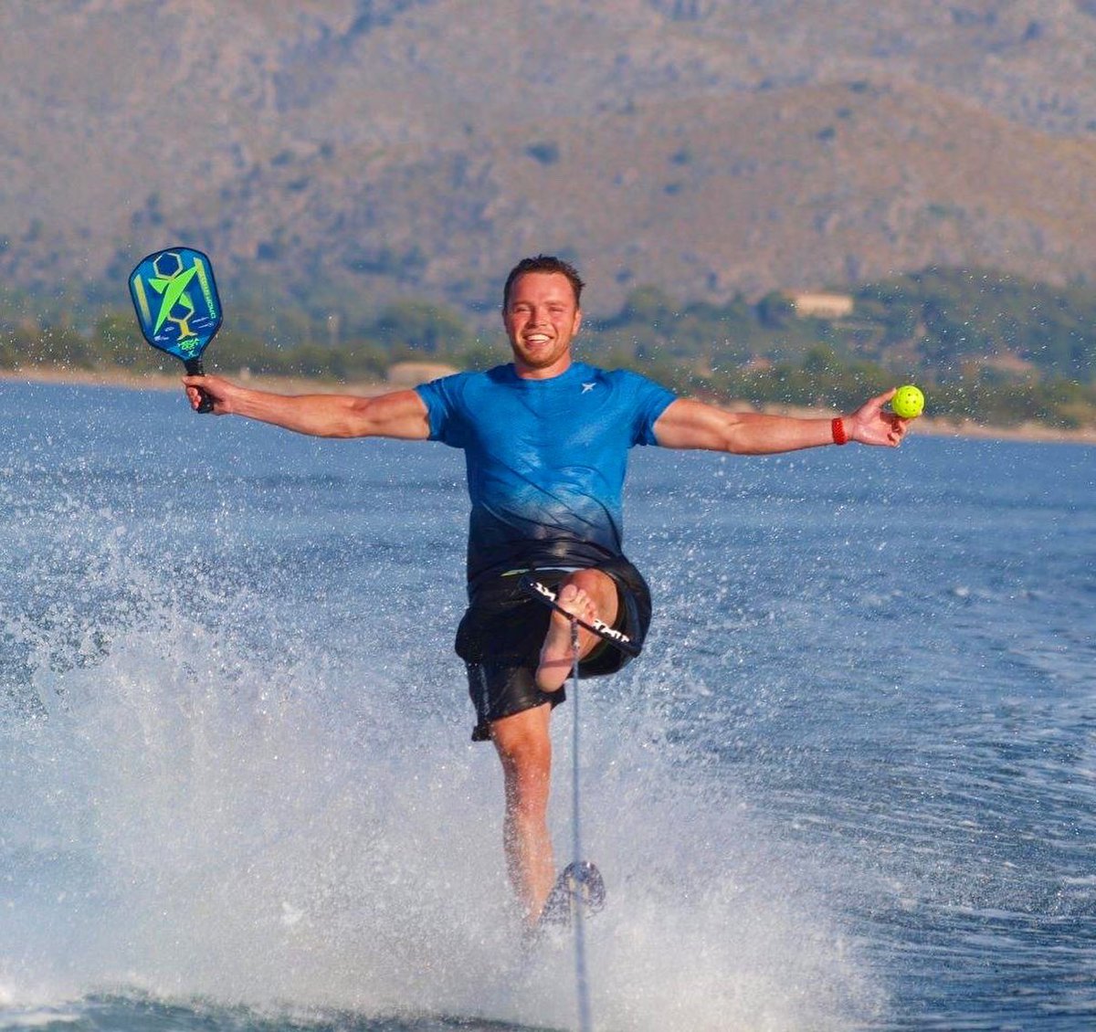 louislavillepb's tweet photo. Think I’ve created a new sport 🤪🔥🤙
#Pickleball #Waterski #Mallorca #TeamDropShot #DropShot #Sport https://t.co/3P3EOymidj