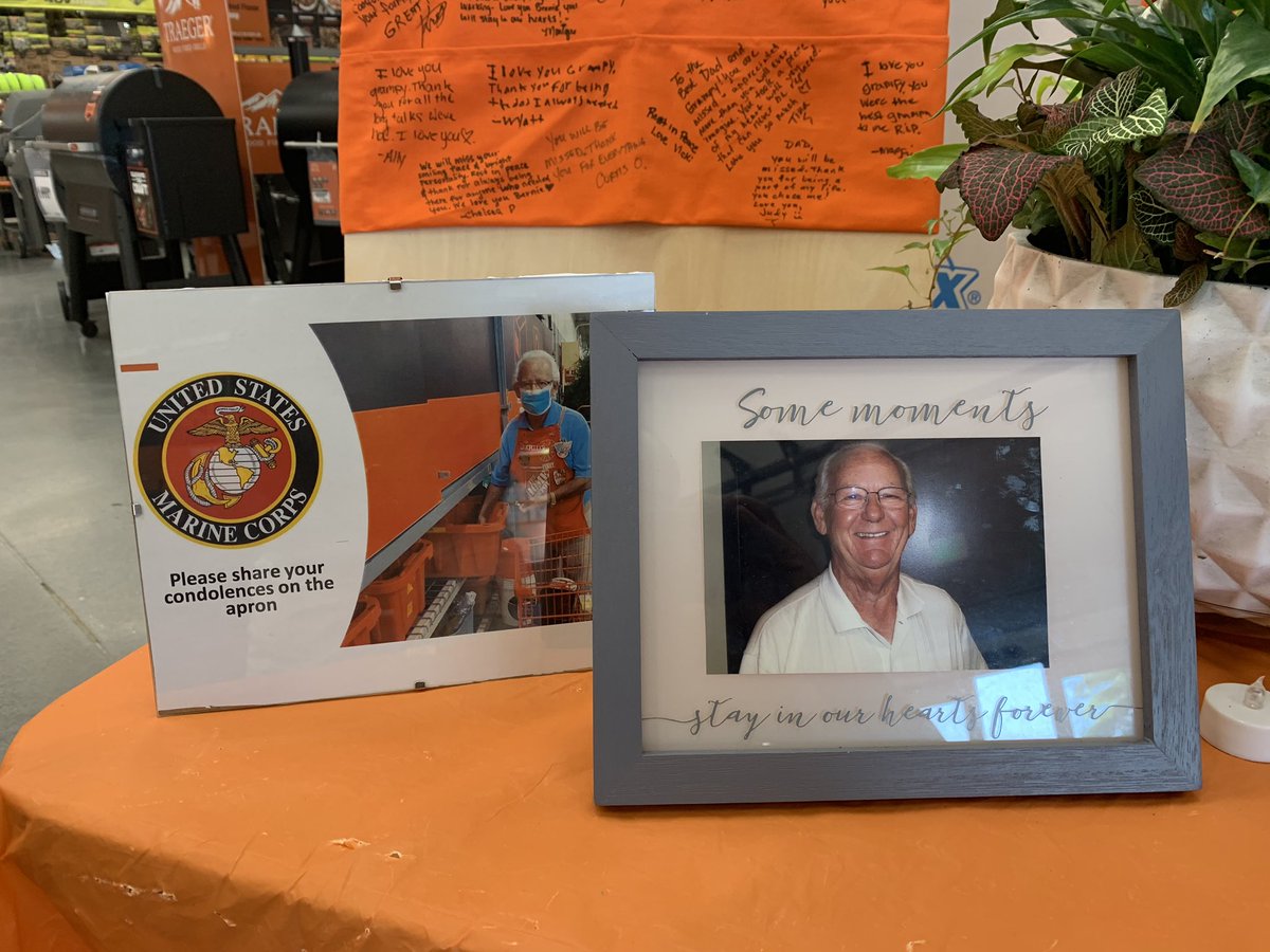 RIP to Mr Bernie in Store 156. Going to miss seeing him in the aisles pushing that cart. He was a such a kind and pleasant man. Prayers and condolences to his family.