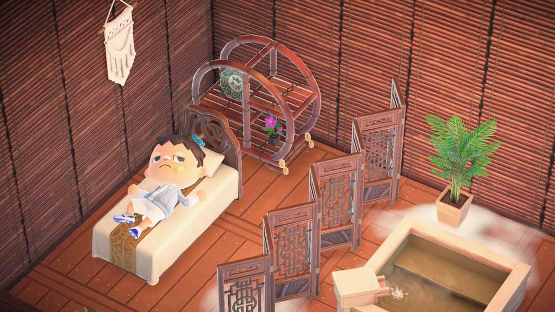 pikaziat's tweet photo. n'oubliez pas de laisser une échelle et une perche sur la place si vous n'avez pas de pont et rampe svp, sinon on sait pas explorer tout le rêve :(( #acnh #AnimalCrossingNewHorizons https://t.co/XPHe61oXwt