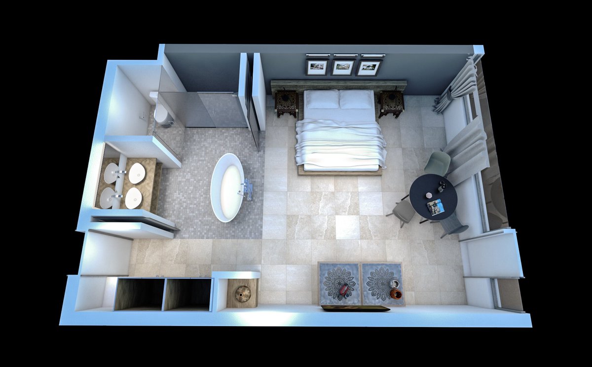 ANTARCH4's tweet photo. A concept for a hotel in Zanzibar designed by JNA Architects and Rendered by ANT #hotel #hoteldesign #hotelroom #hotelroomrender #3dmax #3dmaxvray #3dcutawayrenderings #planrendering https://t.co/yj4ZzS1Qfx