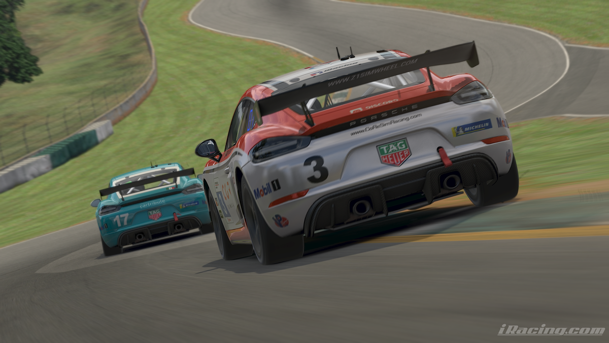 CoReSimRacing's tweet photo. #PESPC | All eyes on our @PorscheRaces @TAGHeuer Esports Sprint Challenge & Supercup drivers @ThomasGibson200, M.Sipilä and @CarlJansson29 racing at @RoadAtlanta today! #iRacing @iRacing https://t.co/WElrDDbopE