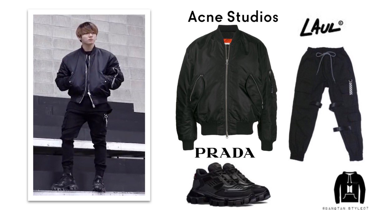 BTS EPISODE 200801 Jungkook was wearing Acne Studios Makio bomber