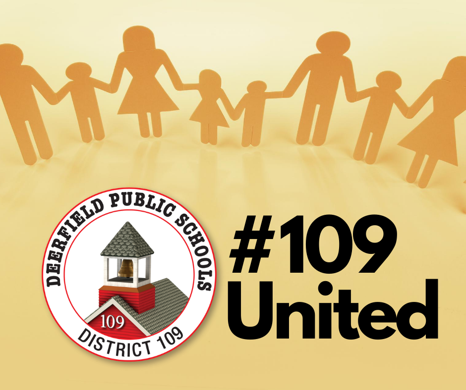 Hey <a href="/DPS109/">Deerfield Dist. 109</a> community, read the latest reopening update and get information about applying to be on the School Re-Entry Task Force: smore.com/7w965-school-r… #Engage109 #109United