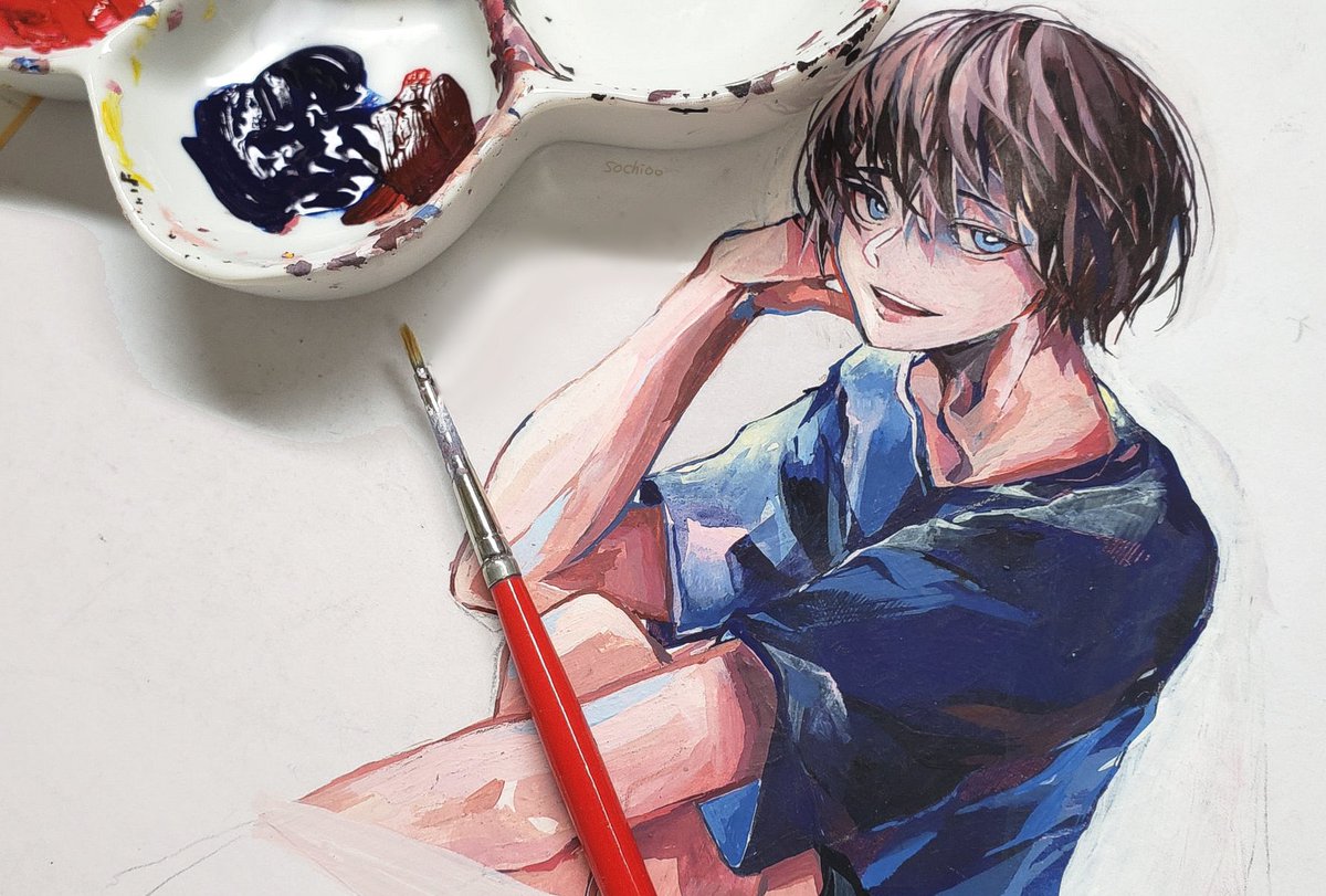 そちら 低浮上 絵描きさんのイラスト加工前と加工後がみたい アクリルガッシュは元々発色が良い そちら 低浮上 絵描きさんのイラスト加工前と加工後がみたい アクリルガッシュは元々発色が良い