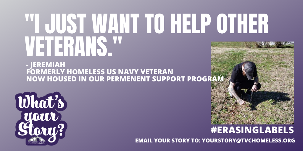 TVCHomeless's tweet photo. "I just want to help other veterans."  
Jeremiah has been breeding emotional support animals for other veterans that struggle with issues like PTSD.
Your future is bright! Thank you for serving our country and keep rising above the labels!
#ErasingLabels #WhatsYourStory https://t.co/Zn8obZ1bqt