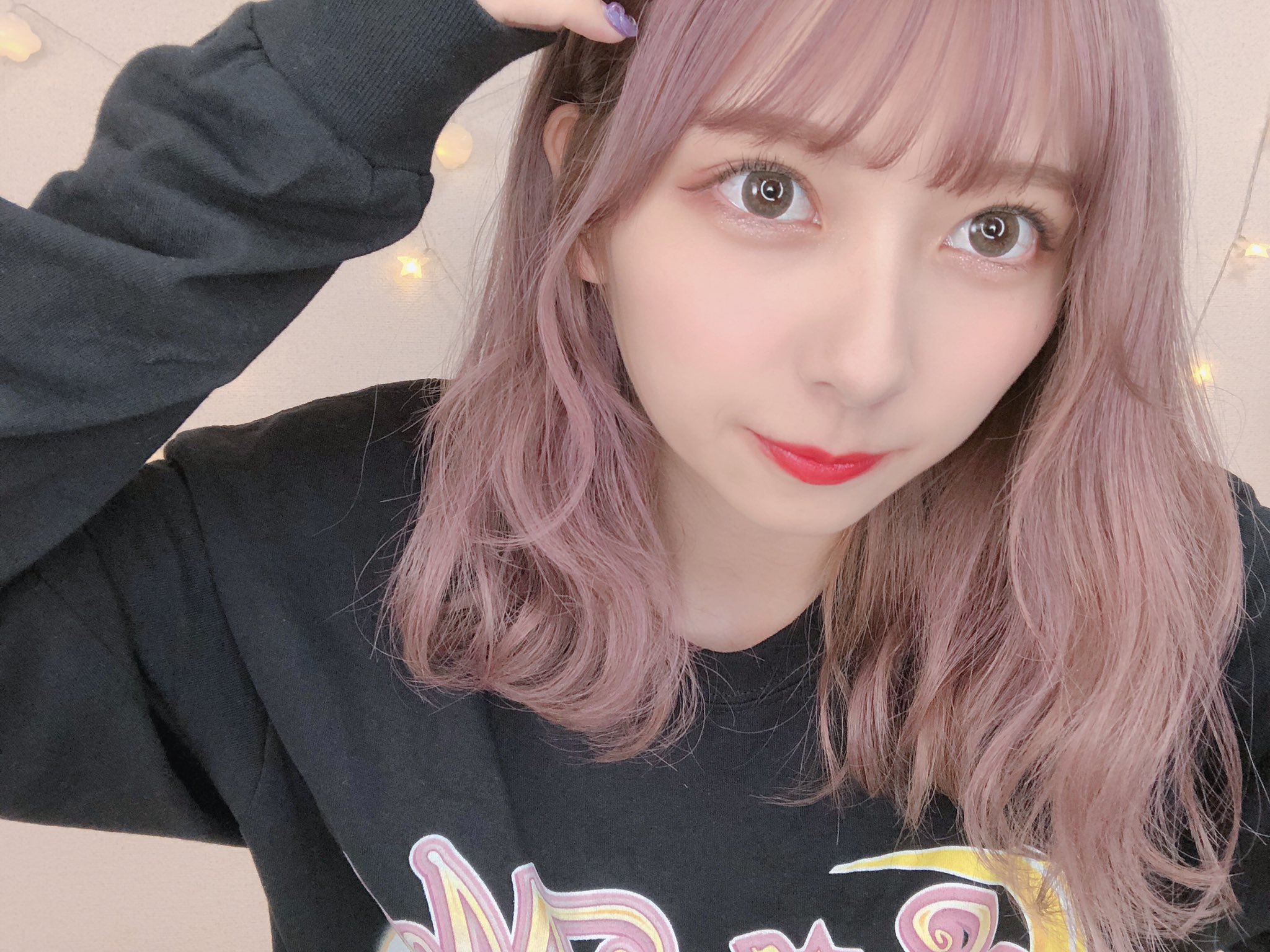 Nanakoななこ ゆるまきと青みピンクにはまってます 前髪ぱっつんにしたよ どれが盛れとるかわからんで4枚載せちゃう 選んで T Co Ylac9k3k3e Twitter