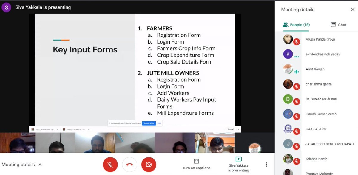 GietuInnovation's tweet photo. Evaluation sessions @GIETUniversity
 Here's a sneak peek at what's happening. 
#SIHGoesVirtual #SIH2020 
@abhayjere @mhrd_innovation @HRDMinistry @AICTE_INDIA @Persistentsys
@awscloud @BPRDIndia @mhrd_innovation @ajaythehealer @SadasibaBehera8 https://t.co/itdG391dj7