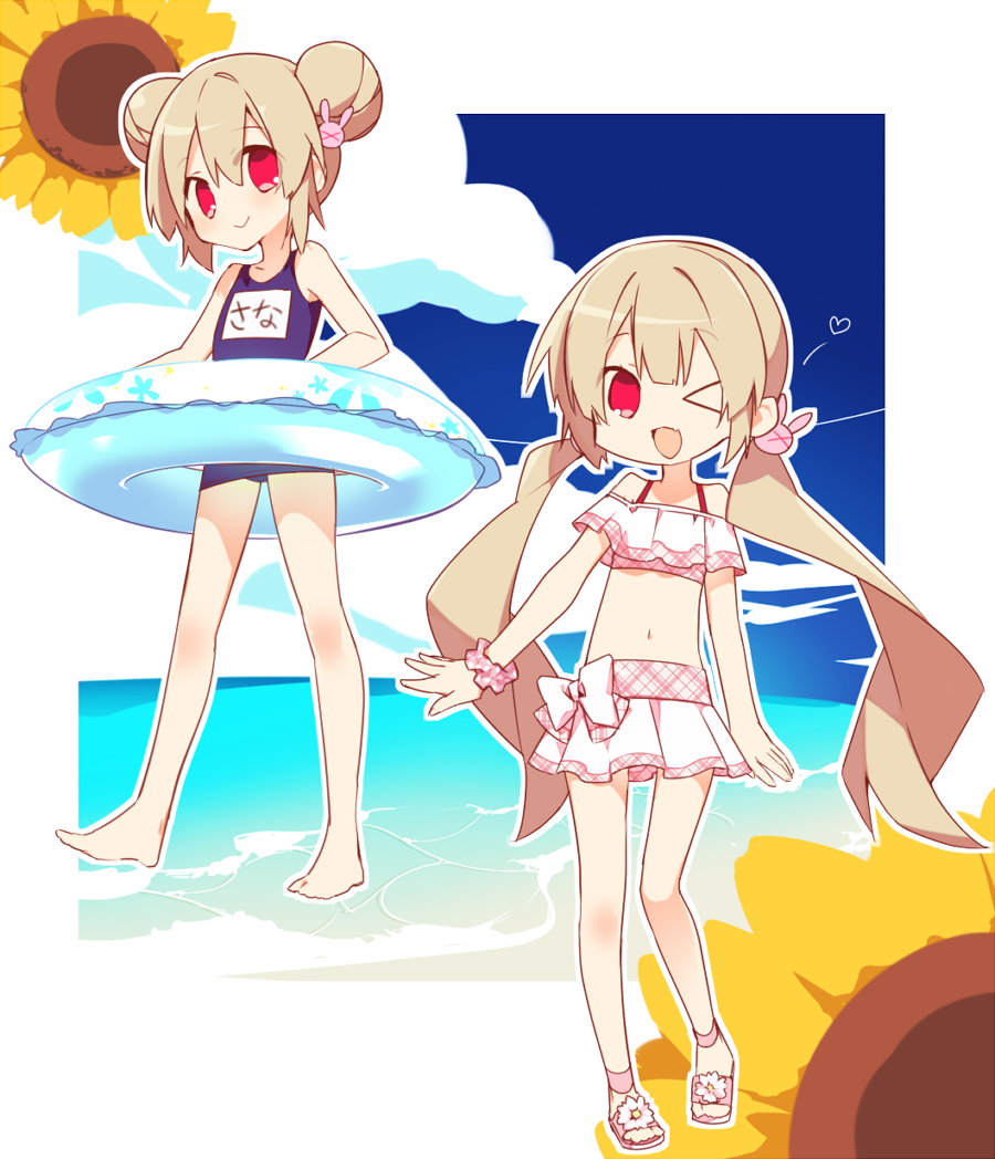 「名取のおたくなので名取の水着姿が見たい!!(水着姿は妄想) #ヌォンタート 」|かののイラスト