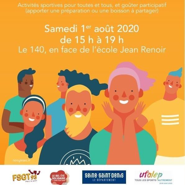 Fol9393's tweet photo. L’étape 5⃣ de la caravane sportive et solidaire by #FSGT93 &amp; #UFOLEP93 poursuit les rencontres en pied d’immeuble  avec les #habitants #SSD cet apres-midi à @Ville_NLS @OSarrabeyrouse 
 quartier 140 rue de Paris pour #Sportpourtous #AMonRythme #VacancesReposantes #BelEteSolidaire https://t.co/re9Q5BtK5K