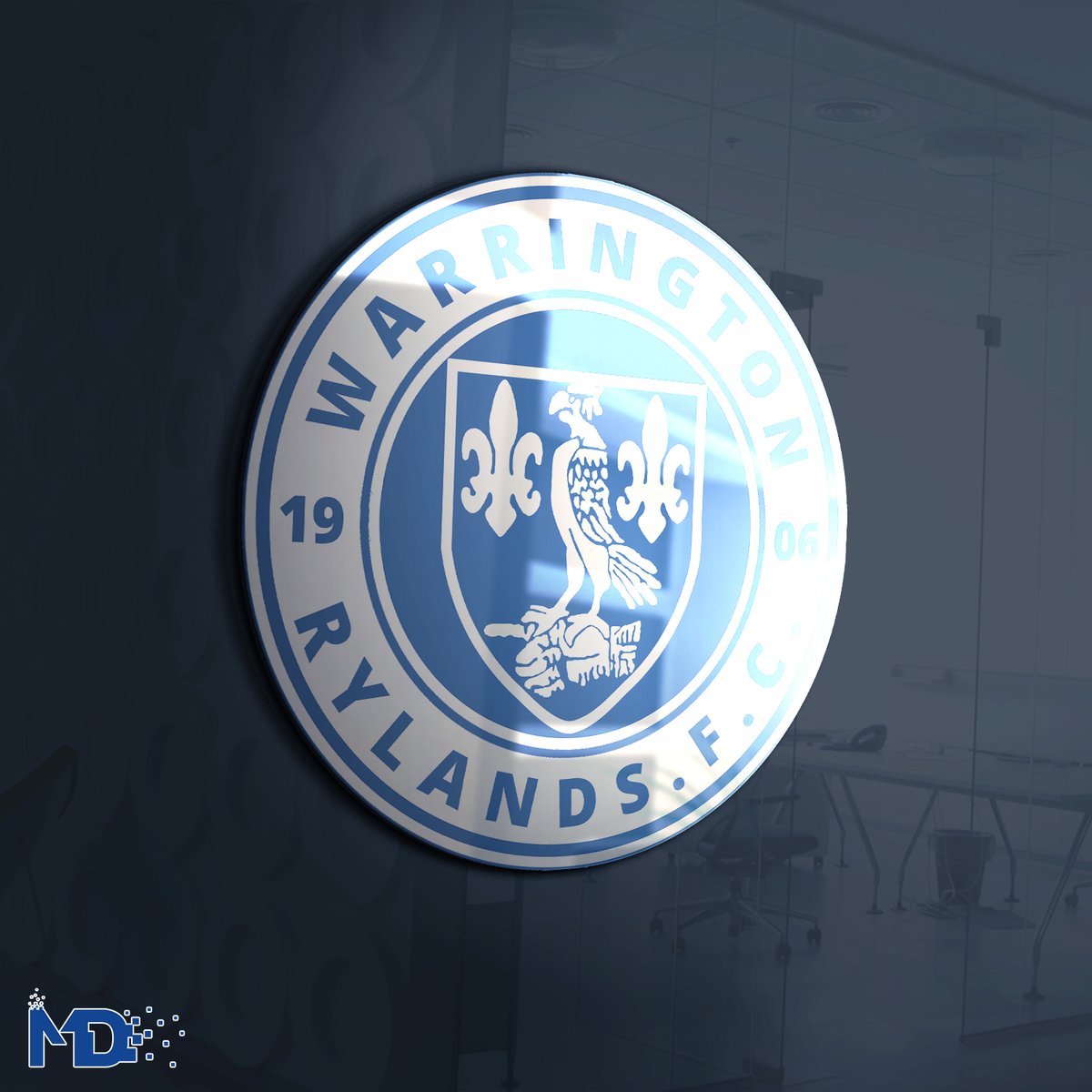 Happy to see our design for the new @RylandsFC badge has been well received...💪💪💪
<a href="/nwcfl/">The NWCFL ⚽️</a>