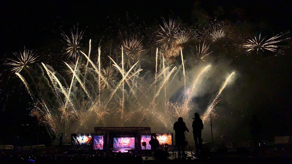 Day 13.
Our final day at the jamboree. The closing ceremony was today and who can forget the rain and thunder storms which closed the bridge! We also did rafting today. #uk24wsj