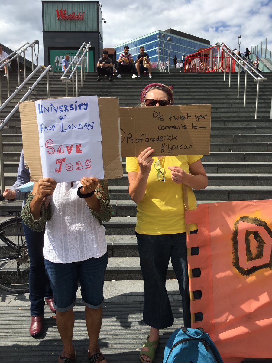 University of East London UCU tweet media