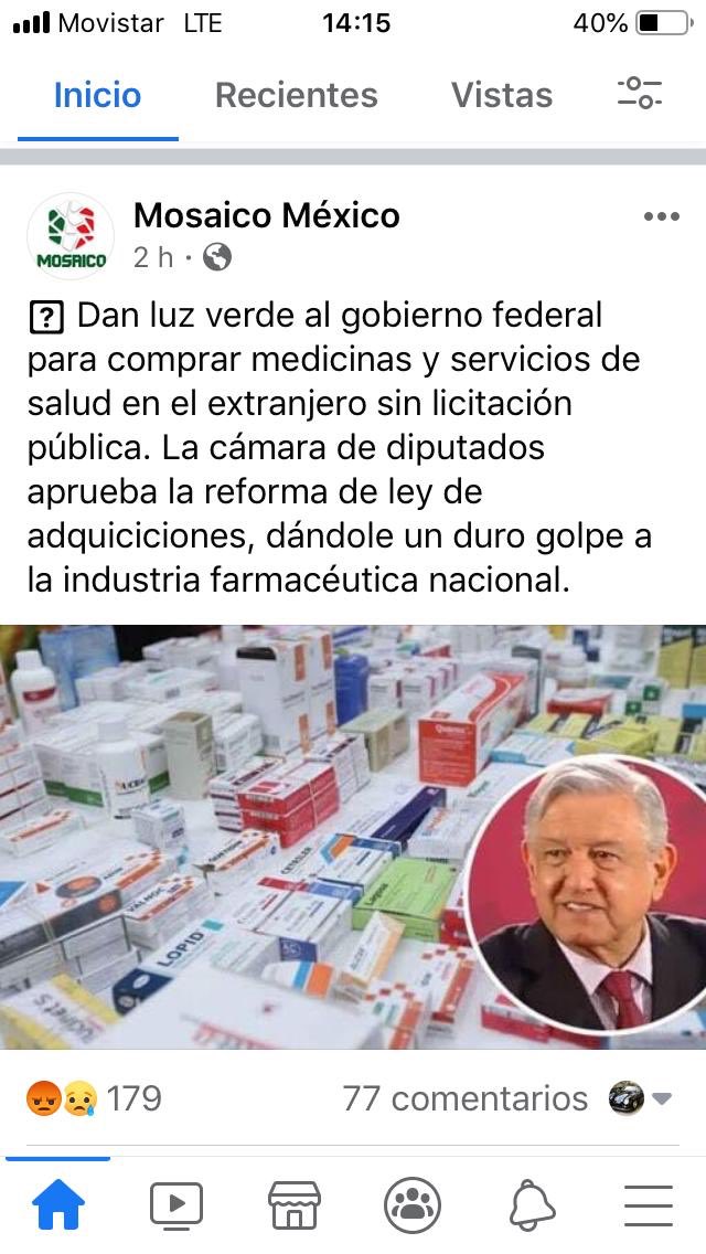 adri_rmz's tweet photo. @PatyArmendariz No puedo creer que estes de acuerdo cuando tenemos estos resultados. De verdad? Donde está el sentido común. Golpe bajo a la industria Farmacéutica Nacional y el PIB? https://t.co/29fdTZpwiu