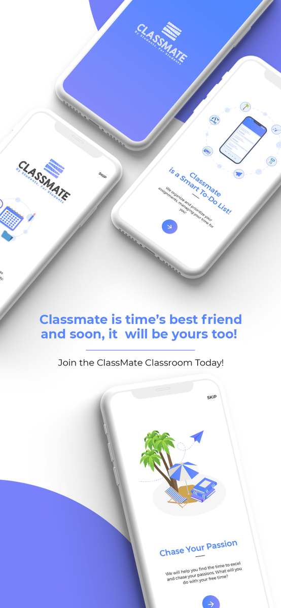 ClassMate_App's tweet photo. ClassMate is officially here! Download on the iOS App Store for a peek into how college students' lives will change forever this semester!
#Launch #College #Students #TimeManagement https://t.co/SQPV8YrTAa
