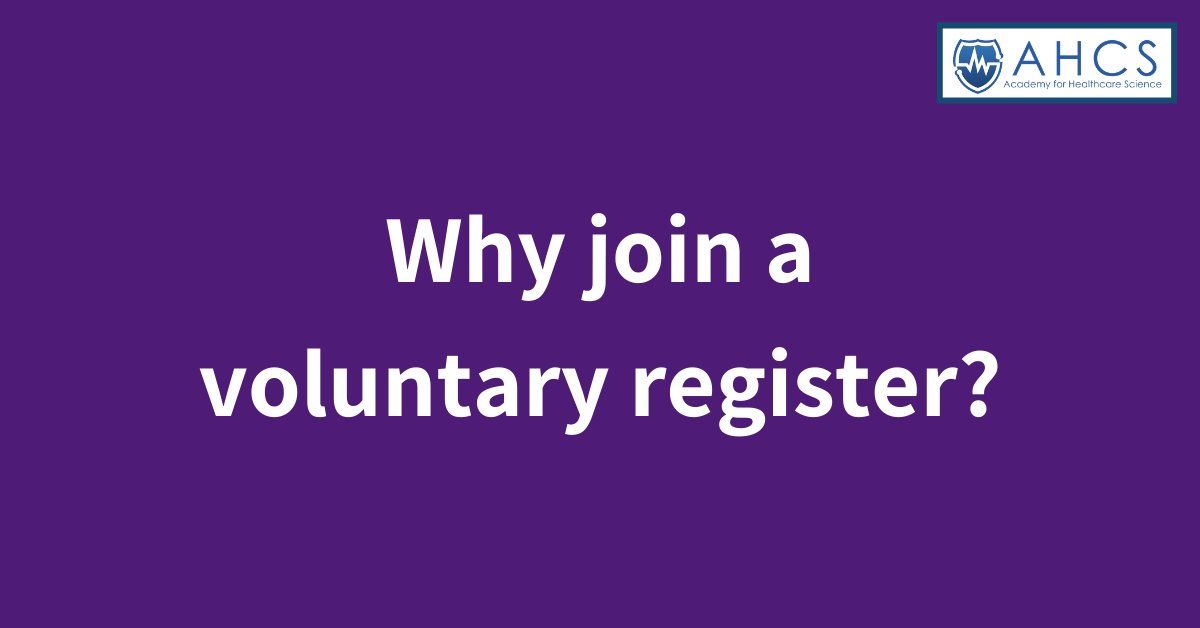 ahcsuk's tweet photo. Joining the #register is customarily good practice and is seen at national level and by employing organisations, service providers, commissioners and patients who are viewing registration, as essential for showing commitment to the quality of practice. https://t.co/S8lQQMZuo0 https://t.co/TxWUkB9Que