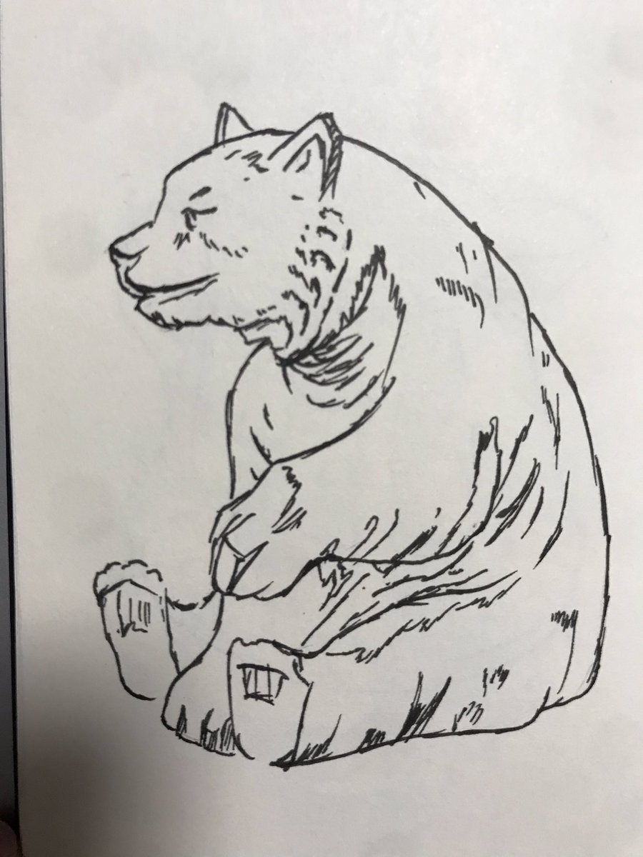 あと今日書いたペン画
風景画描けるようになりたいね 