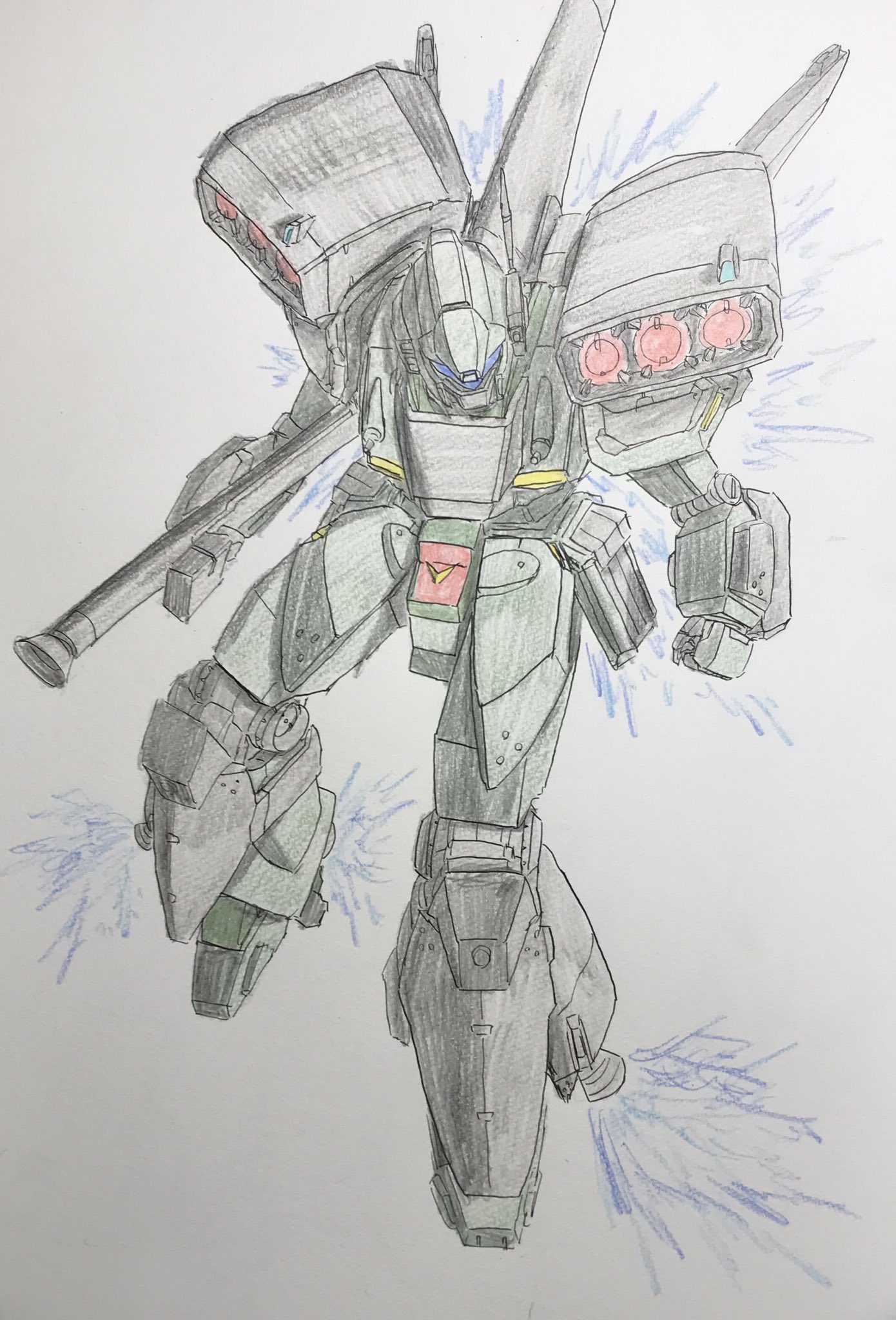 Misirabi スタークジェガン ガンダム お絵かき イラスト T Co Dkbtpus5ha Twitter