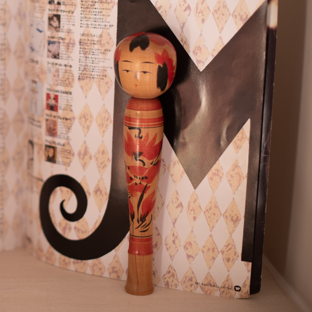 Genuine Kokeshi Doll from Japan. These dolls are all hand made from Cherry or Mizuki trees, which is literally translated as the “water tree”. The wood is left outdoors for 1 to 5 years to season before it is used. #art #design #interiordesign buff.ly/2DbwR2z