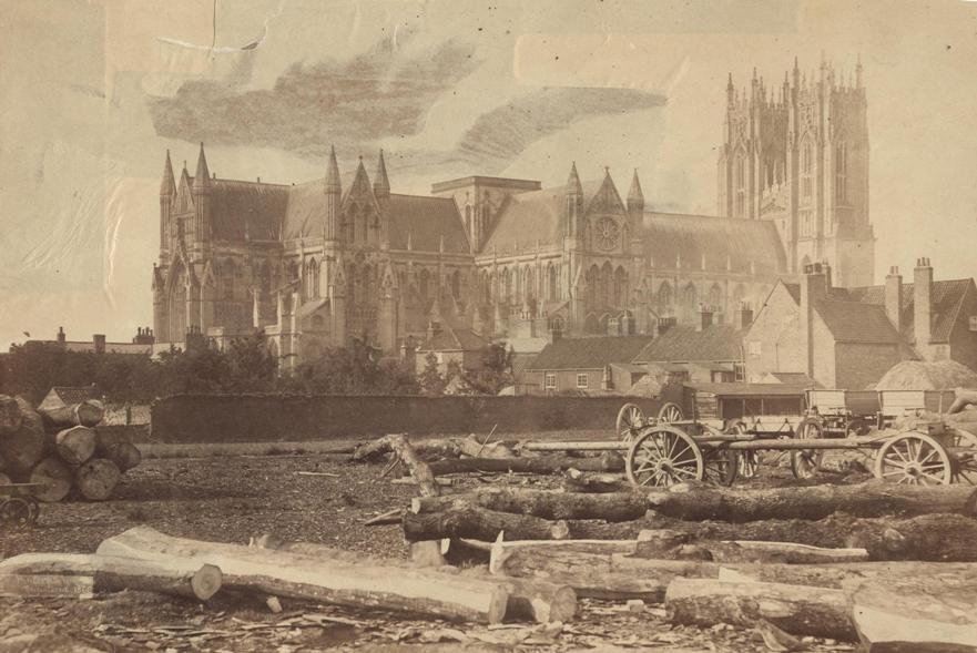 #BeverleyMinster - An historic #Yorkshire landmark - as seen in 1866.

#YorkshireDay

(on #Flickr orlo.uk/i1yDh )
<a href="/Bev_Minster/">Beverley Minster</a> <a href="/YorkshireDay/">Yorkshire Day</a> @Beverleyfmonair <a href="/Visit_Beverley/">Visit Beverley</a> @justbeverley