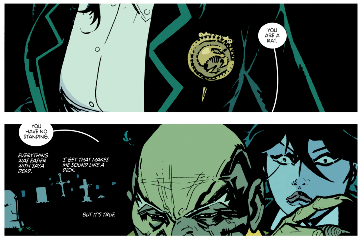 WesCraigComics's tweet photo. DEADLY CLASS vol. 9!
Saya’s back, Helmut’s dealing w/ a death cult &amp; Marcus is one of the cool kids now.

https://t.co/65ImkhJiXE
B&amp;N: https://t.co/iVV0UIKoQa
IndieBound: https://t.co/ryqUo45Pim
Amzn/Comixology: https://t.co/jmdcT9jPz6

#comicbooks #highschool #1980s https://t.co/suzTHAzSkz