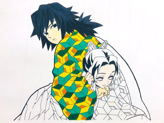 雨降って・ジ・エンドさんがTwitterに投稿した冨岡義勇(鬼滅の刃)のイラスト。