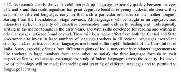 (6/n) 3 language formula. We tamils have a difficult relationship with hindi (and some I justifiably agree) but nevertheless based on one’s career it may be necessary. And post-college most struggle to learn a new language. Little bit of hindi I learnt in school still helps me